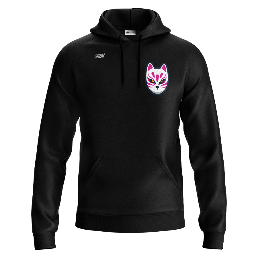 Unisex Kunoichi Mask Hoodie Black Insight Apparel