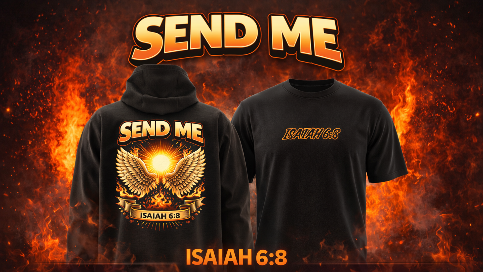 "Send Me" T-Shirt & Hoodie Design Release