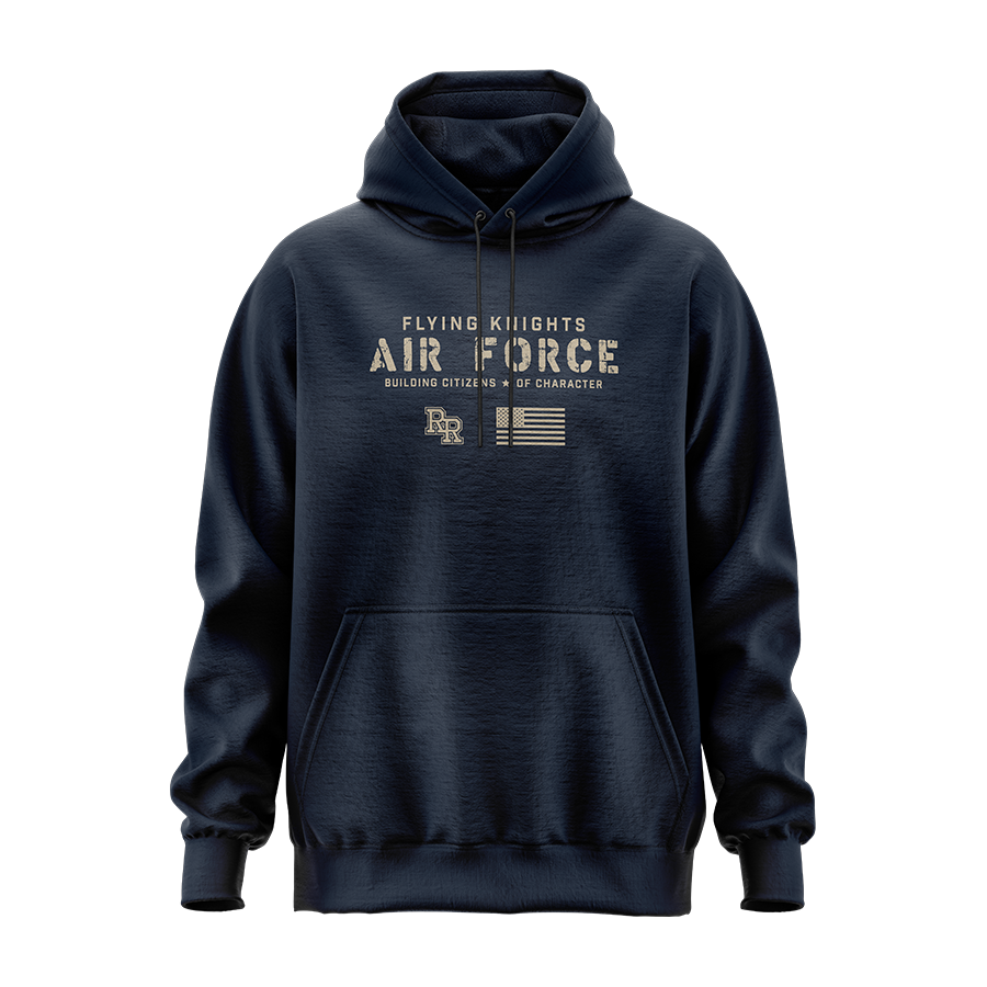 RRHS AFJROTC Building Character Pullover Hoodie