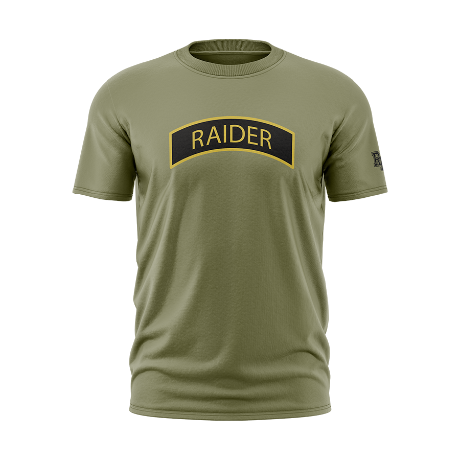 RRHS AFJROTC Raiders Comp Tee, Black