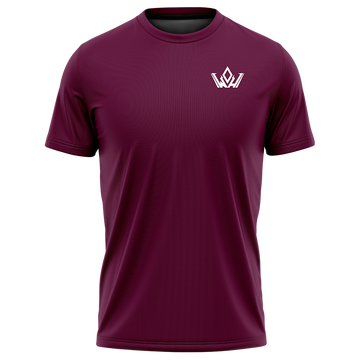 WOH Pocket Burgundy Logo Tee