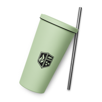 Logo Insulated Tumbler w/ Straw