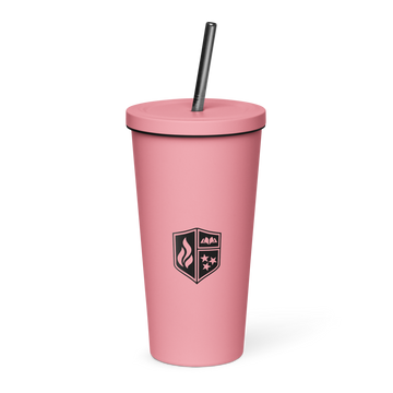 Logo Insulated Tumbler w/ Straw