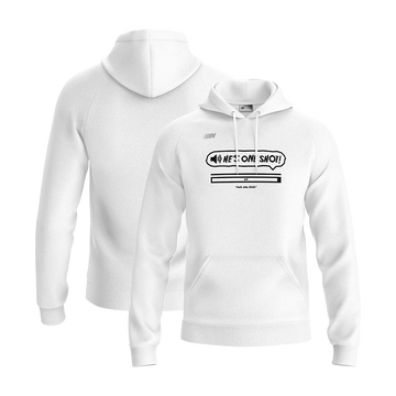 He's One Shot White Pullover Hoodie